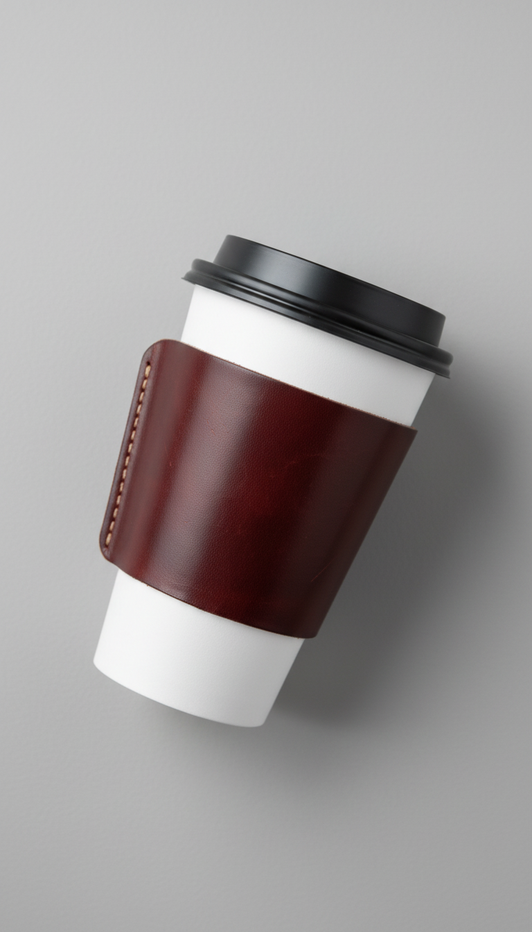 Kirti Deri Bardak Kılıfı Runic Creative Products