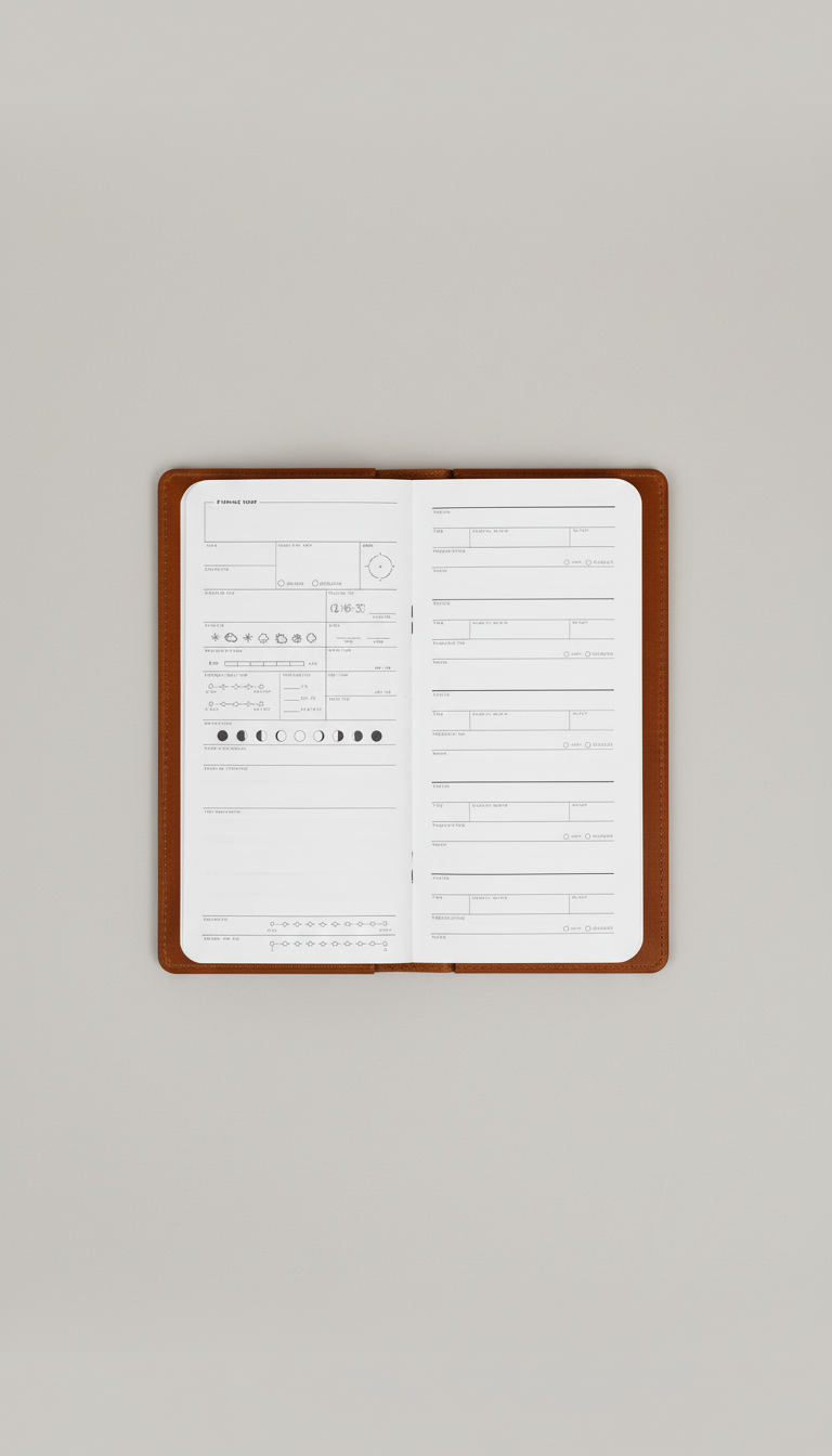 Mazeno Balık Avı Kayıt Defteri Runic Creative Products