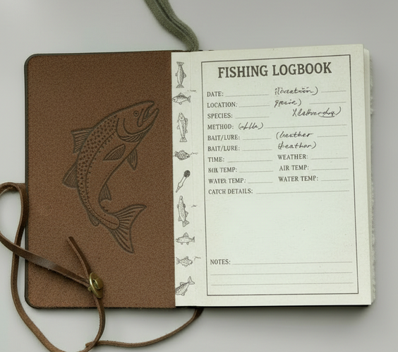 Shispare Balık Avı Kayıt Defteri Runic Creative Products