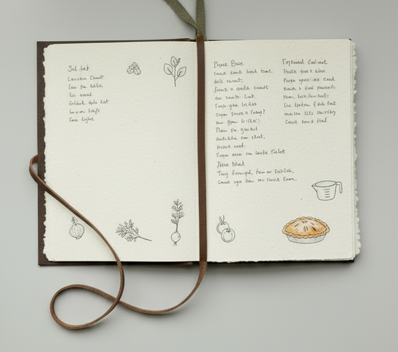 Shispare Yemek Tarifleri Günlüğü Runic Creative Products