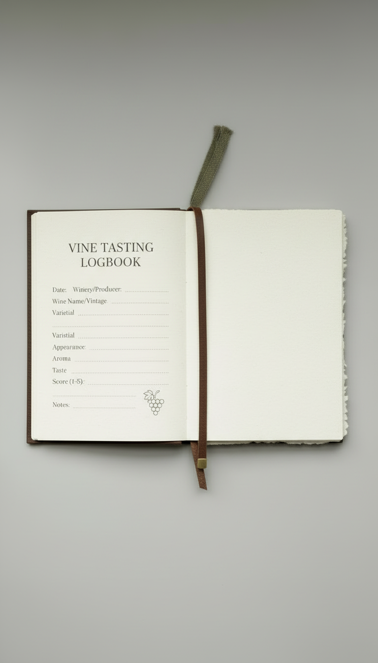 Shispare Şarap Tadım Defteri Runic Creative Products